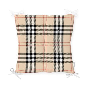 Pernă pentru scaun minimalist cushion covers flannel beige, 40 x 40 cm