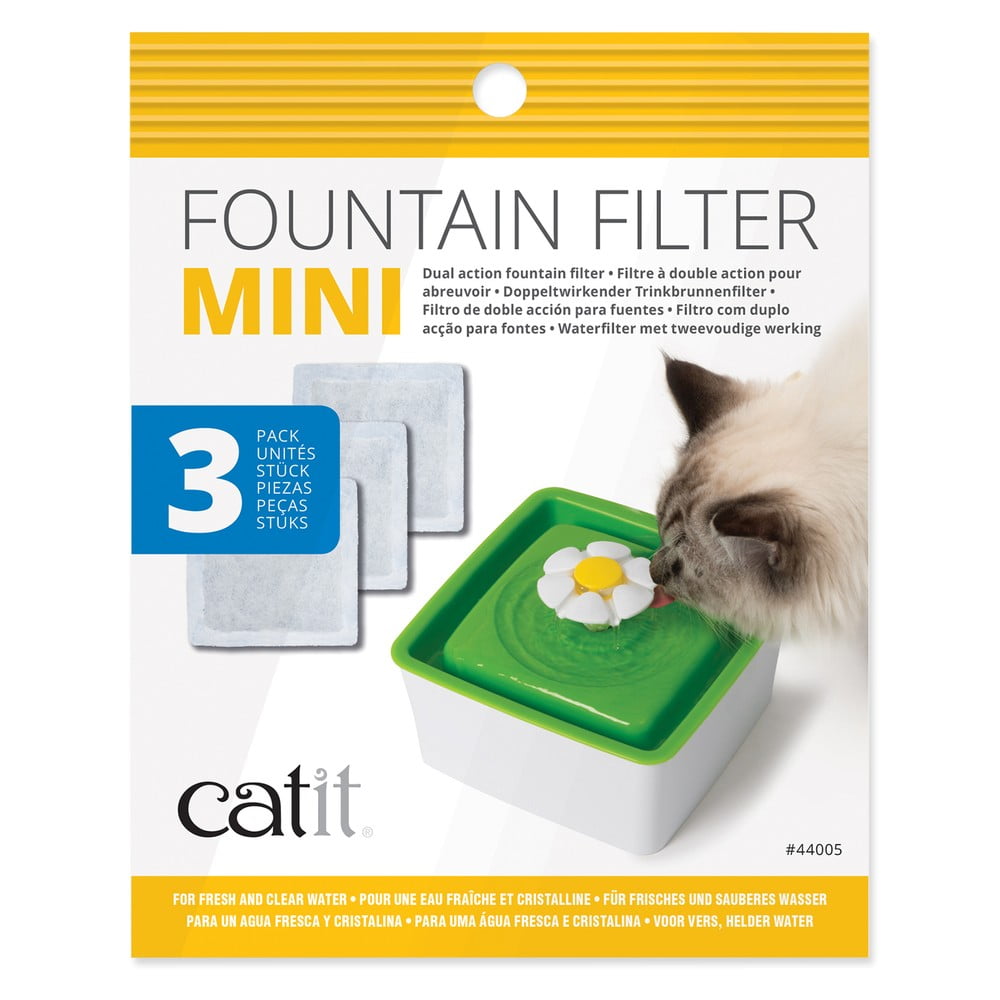 Set de filtre pentru fântână 3 buc. pentru pisici Catit Mini Flower – Plaček Pet Products