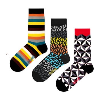 Set 3 perechi de șosete ballonet socks autumn în cutie de cadou, mărime 36 - 40