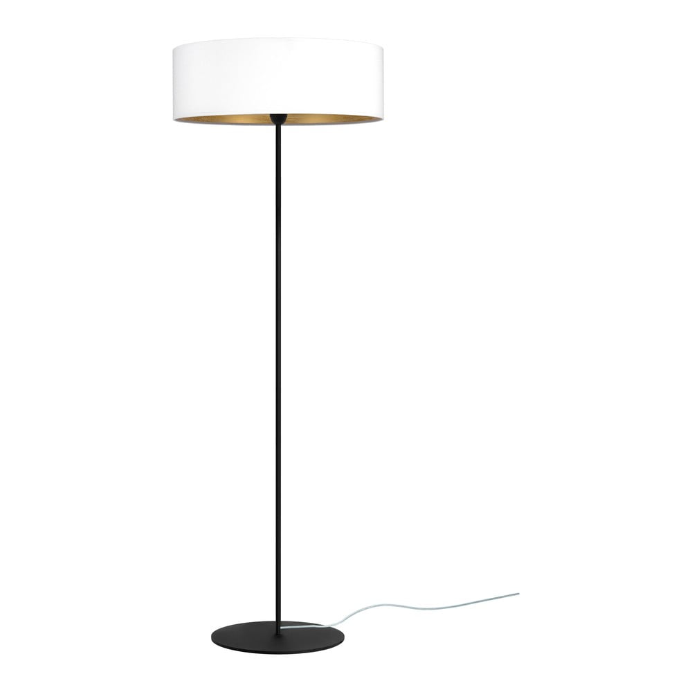 Lampadar cu detaliu auriu Bulb Attack Tres XL, ⌀ 45 cm, alb bonami.ro imagine 2022