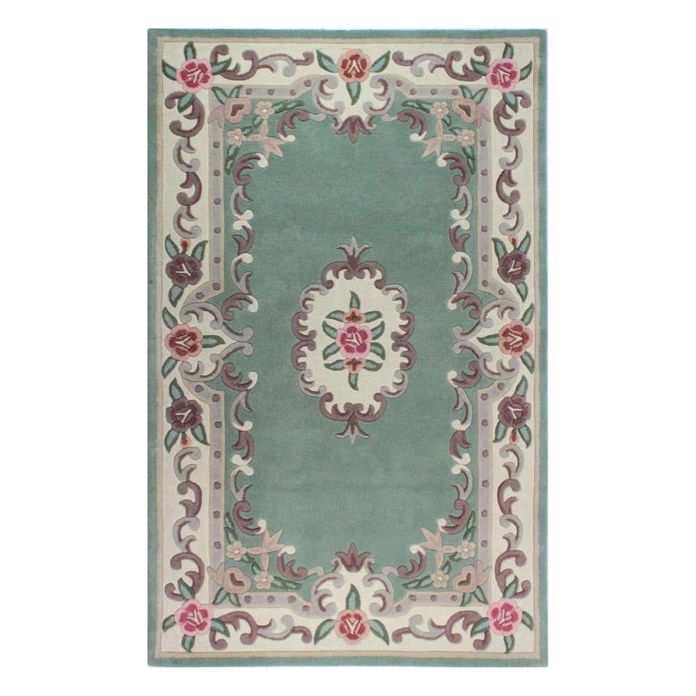 Covor din lână Flair Rugs Aubusson, 120 x 180 cm, verde