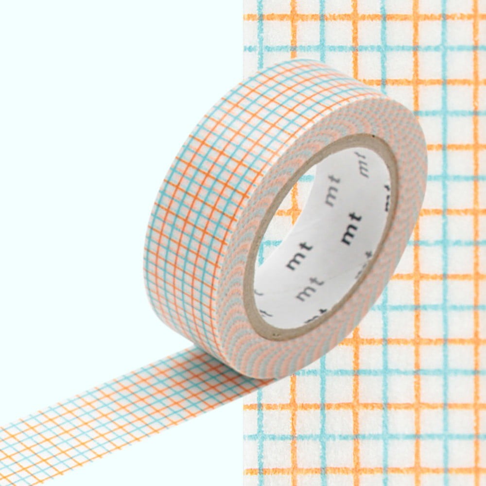 Bandă decorativă Washi MT Masking Tape Rosalie, rolă 10 m