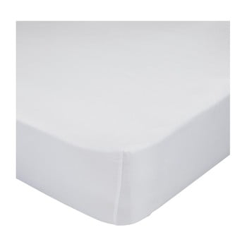 Cearșaf elastic din bumbac happy friday basic, 70 x 140 cm, alb