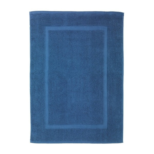 Covor baie din bumbac Wenko Slate, 50 x 70 cm, albastru