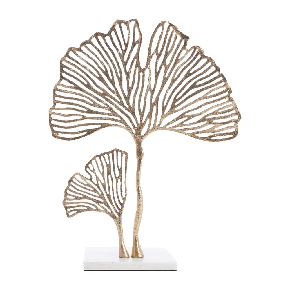 Statuetă din metal (înălțime 48 cm) Leaf – Light & Living