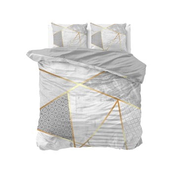 Lenjerie din bumbac pentru pat dublu pure cotton graphic, 200 x 200/220 cm