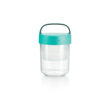 Recipient cu capac turcoaz pentru supă lékué to go, 400 ml
