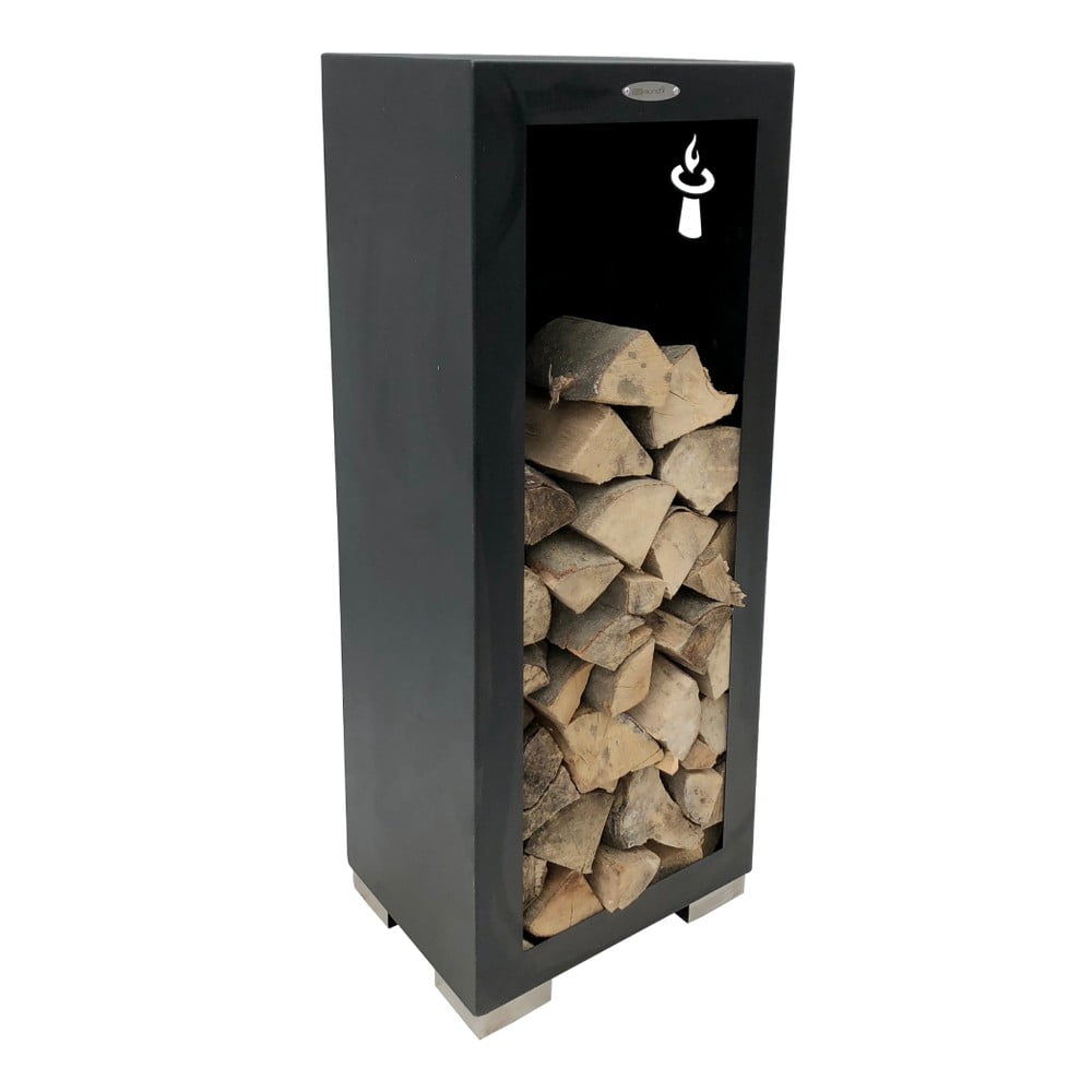 Cutie din oțel pentru depozitarea lemnelor Remundi, lățime 50 cm, negru bonami.ro imagine 2022