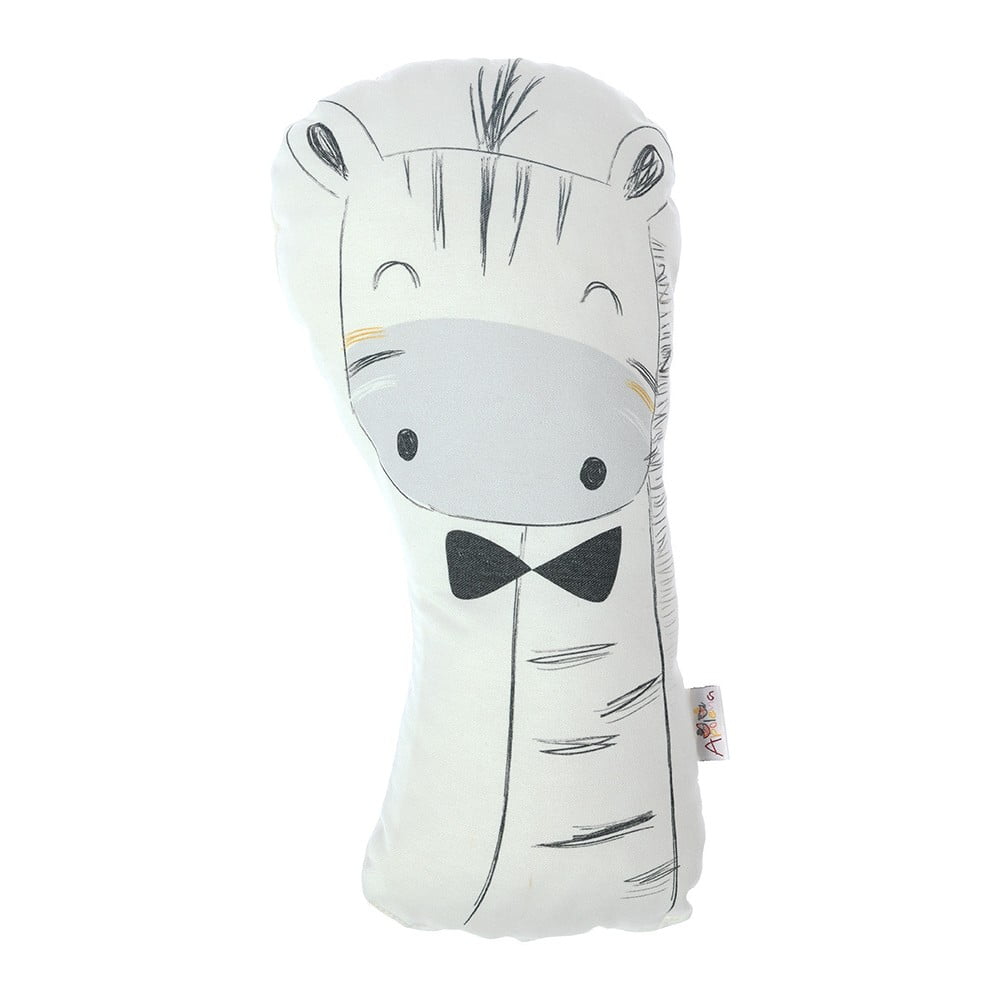 Pernă din amestec de bumbac pentru copii Mike & Co. NEW YORK Pillow Toy Argo Giraffe, 17 x 34 cm bonami.ro