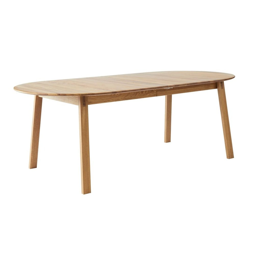 Masă de dining în culoare naturală extensibilă din lemn de stejar 100x220 cm Amalfi – Hammel Furniture