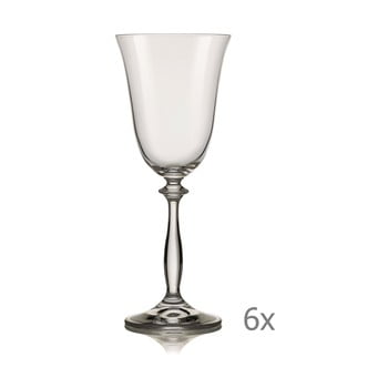 Set 6 pahare pentru vin crystalex angela, 250 ml