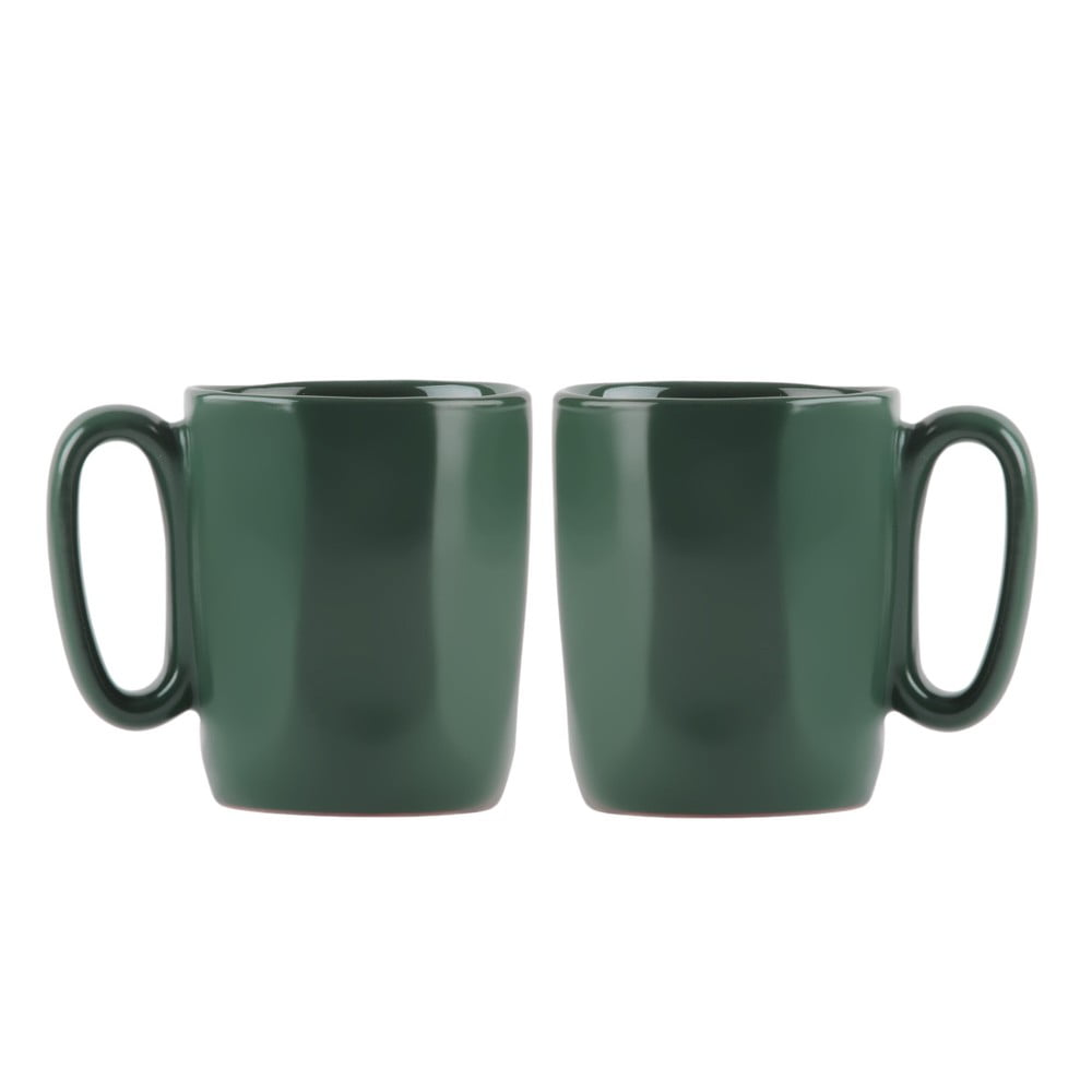 Căni verde-închis 2 buc. pentru espresso din gresie 80 ml Fuori – Vialli Design