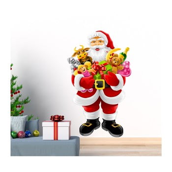 Autocolant de Crăciun Ambiance Santa Claus and Gifts bonami.ro