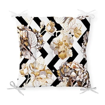 Pernă pentru scaun minimalist cushion covers gold leaf, 40 x 40 cm
