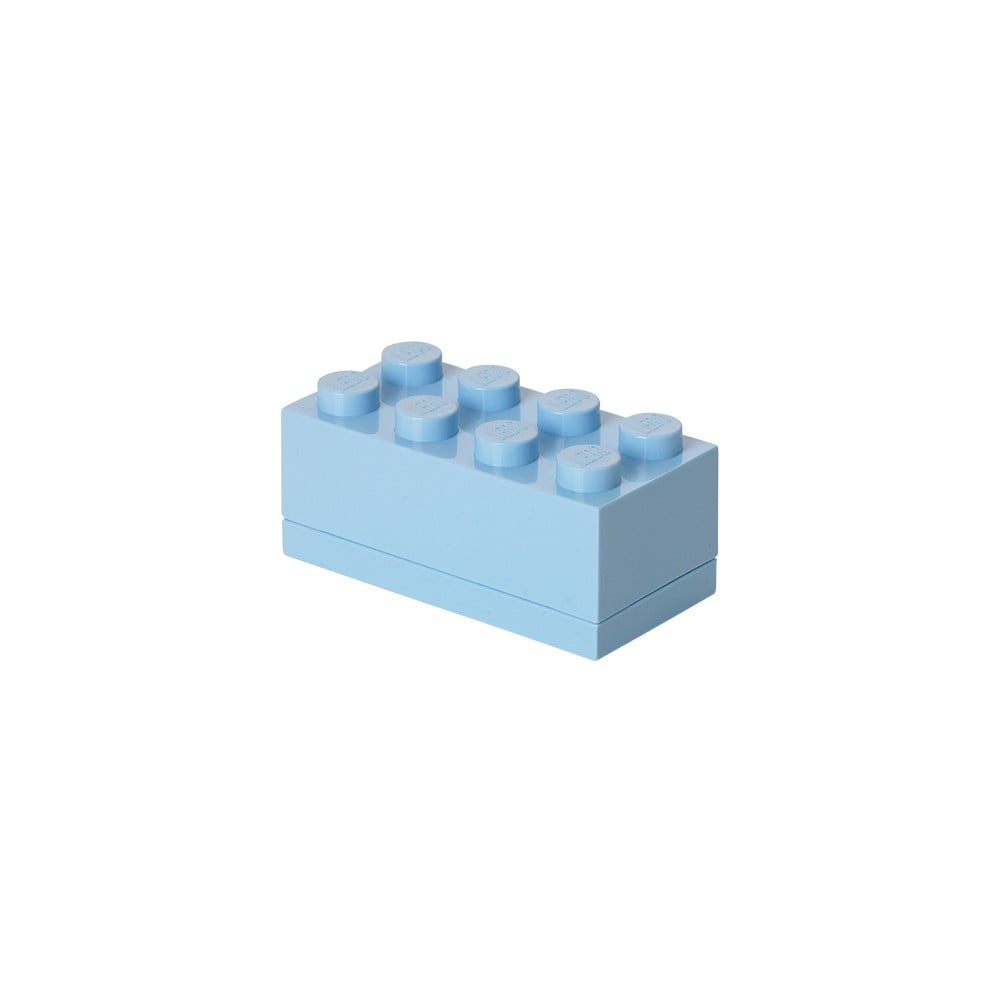 Cutie depozitare LEGO® Mini Box II, albastru deschis bonami.ro
