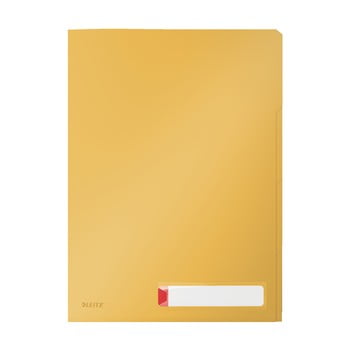 Mapă de birou cu sortare leitz cosy, a4, galben
