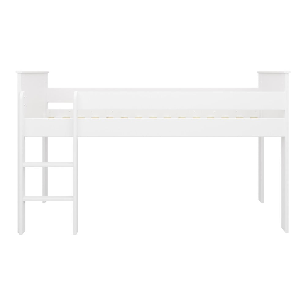 Pat pentru copii 90×200 cm alb înalt Alba – Tvilum 90x200