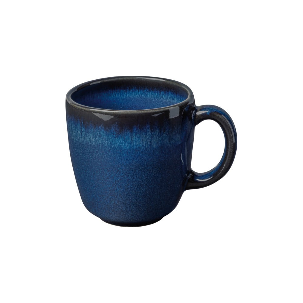 Poza Ceasca din gresie ceramica Villeroy & Boch Like Lave, 190 ml, albastru inchis