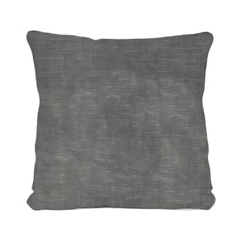 Pernă linen couture grey, 45 x 45 cm, verde închis