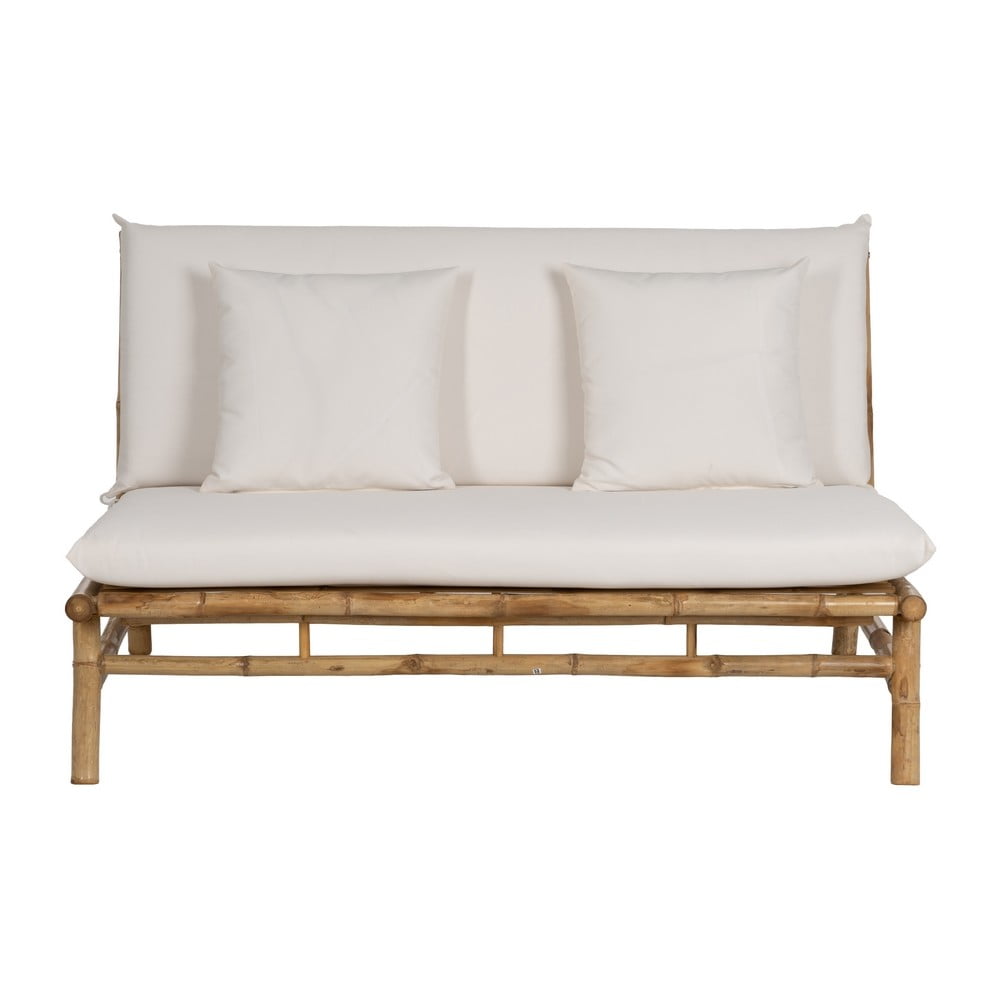 Canapea albă 135 cm Bamboo – Ixia