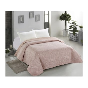 Cuvertură cu 2 fețe  ameliahome decor, 200 x 220 cm, bej