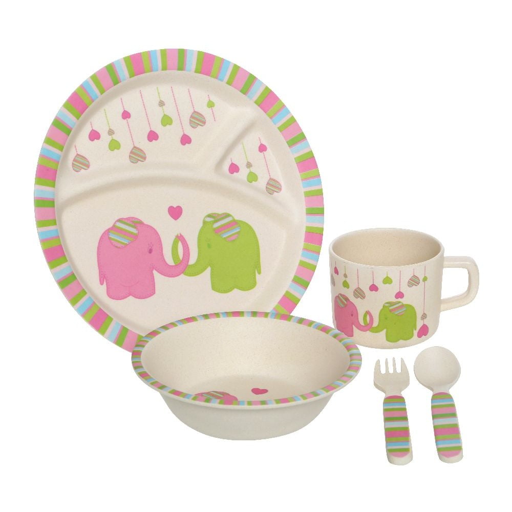 Set veselă pentru copii Premier Housewares Elephant, 5 piese