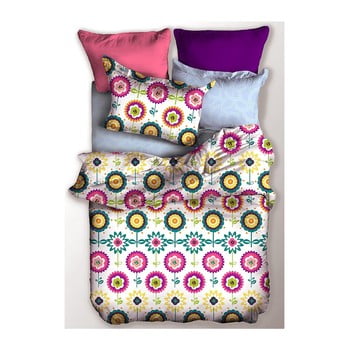 Lenjerie de pat reversibilă din microfibră decoking basic drops, 135 x 200 cm