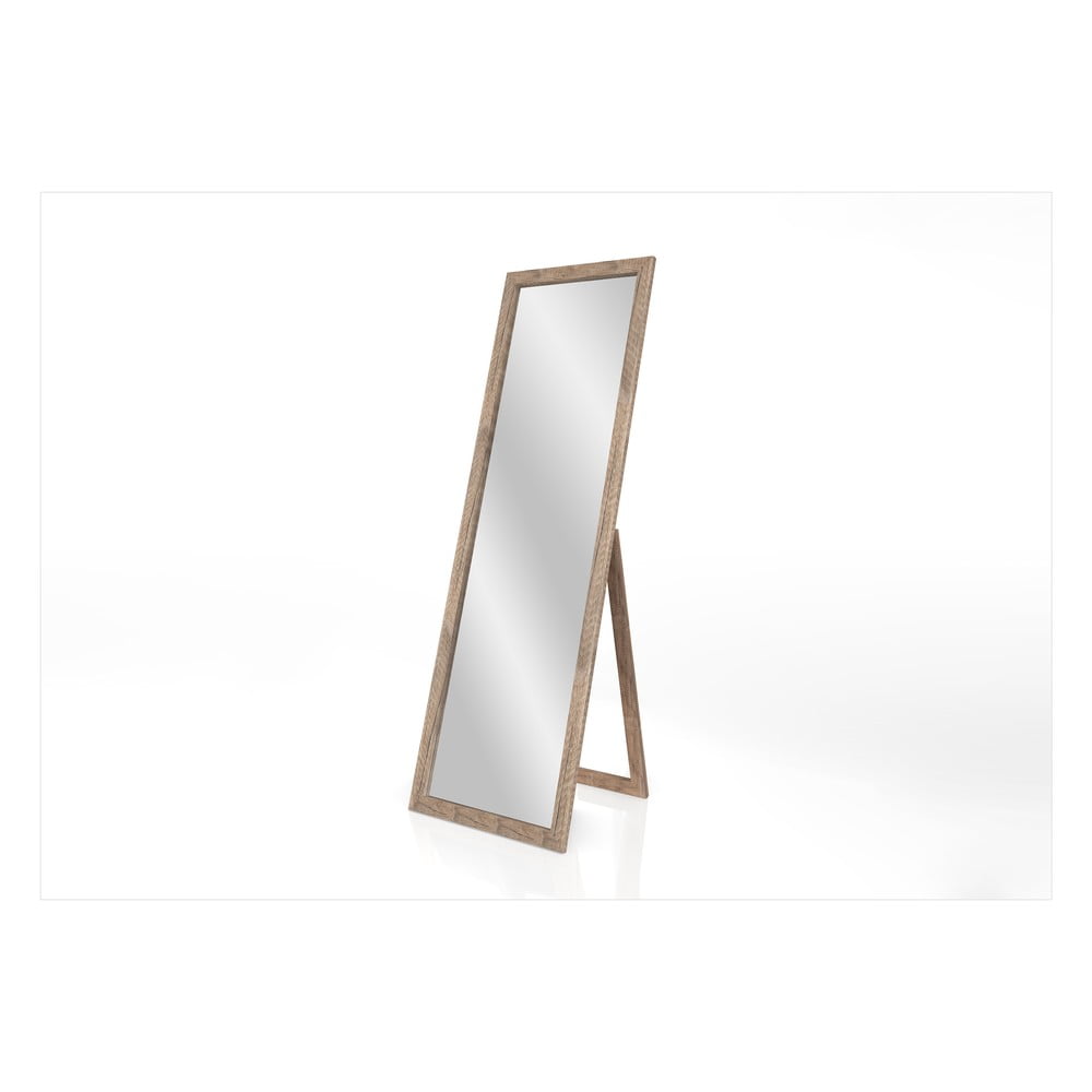 Oglindă cu suport și ramă cu patină Styler Sicilia, natural, 46 x 146 cm bonami.ro imagine 2022