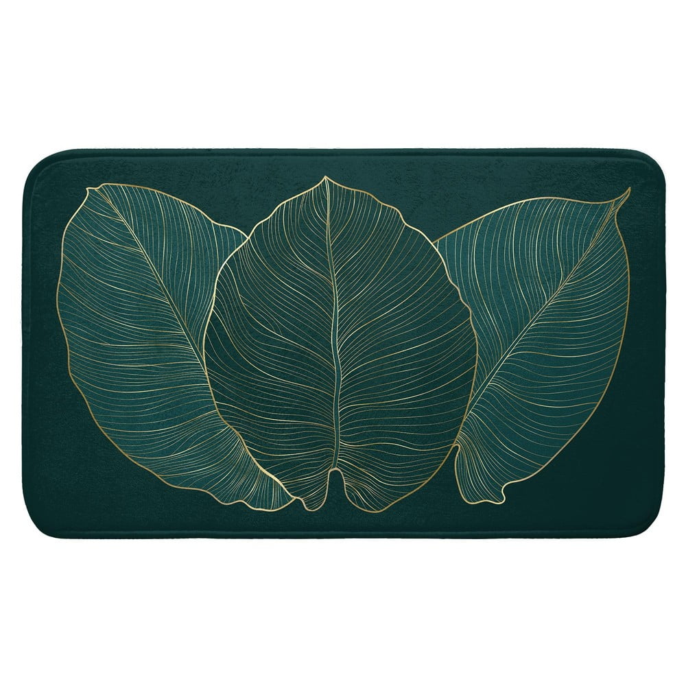 Covoraș de baie verde închis 45x75 cm Jade – douceur d\'intérieur
