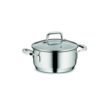Oală din inox cu capac kela flavoria, ø 16 cm