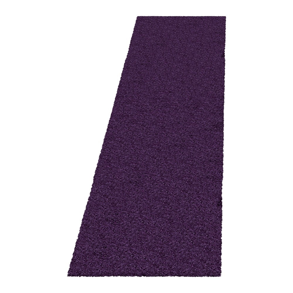 Covor tip traversă violet 80x250 cm Fluffy – Ayyildiz Carpets