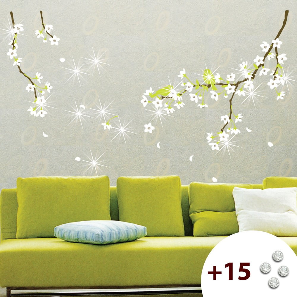 Autocolant cu 15 cristale Swarovski Fanastick Pear Tree