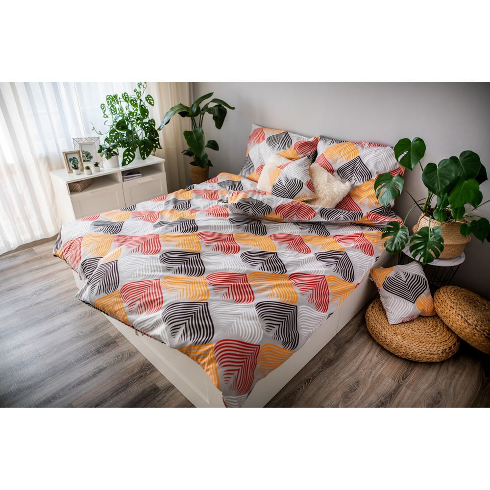Lenjerie de pat din bumbac satinat Cotton House Blade, 140 x 200 cm bonami.ro imagine 2022