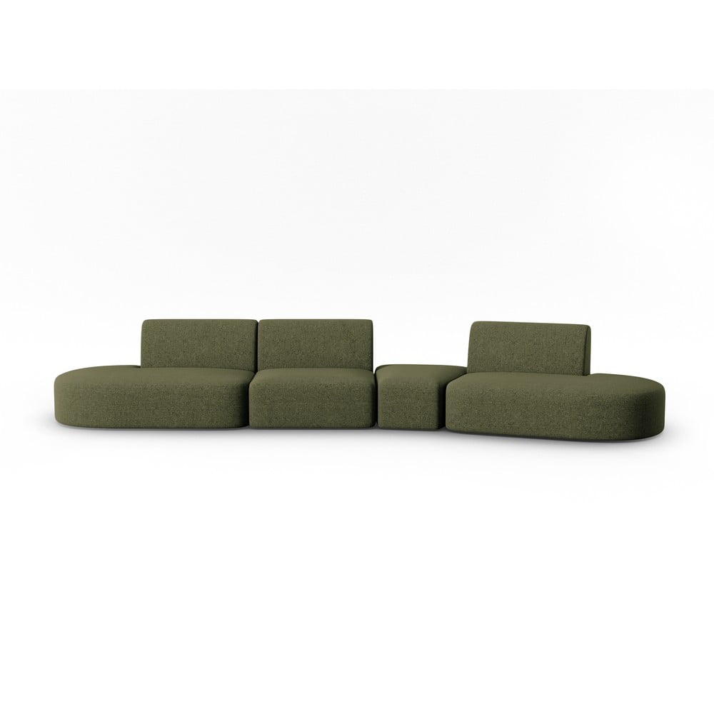 Canapea verde 412 cm Shane – Micadoni Home