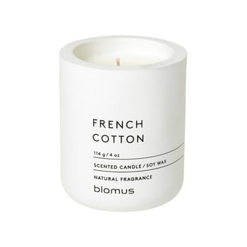 Lumânare parfumată din ceară de soia cu aromă de bumbac blomus fraga