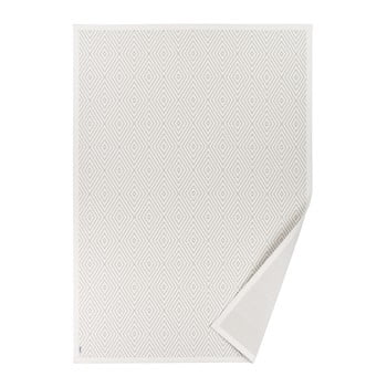 Covor reversibil narma kalana white, 100 x 160 cm, alb