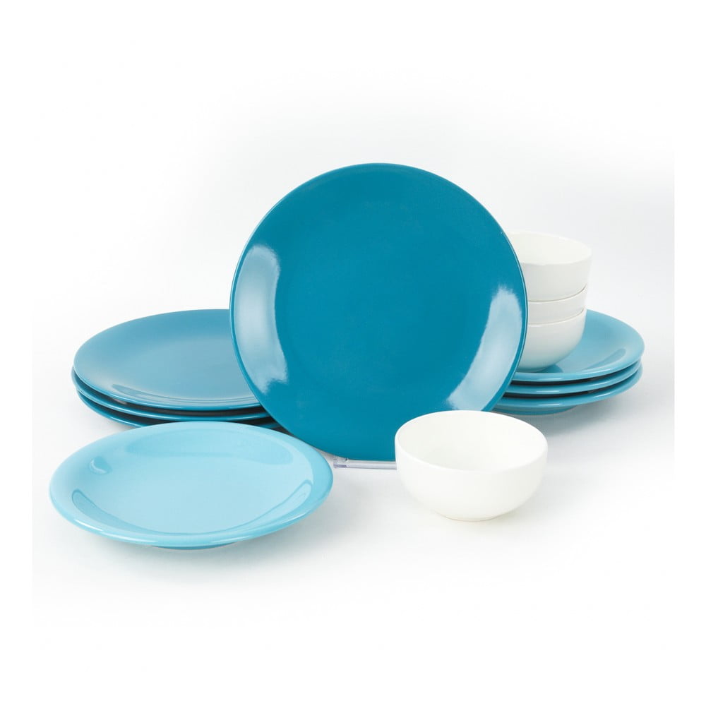 Set veselă cu 12 piese din ceramică My Ceramic Degrade, albastru bonami.ro imagine 2022