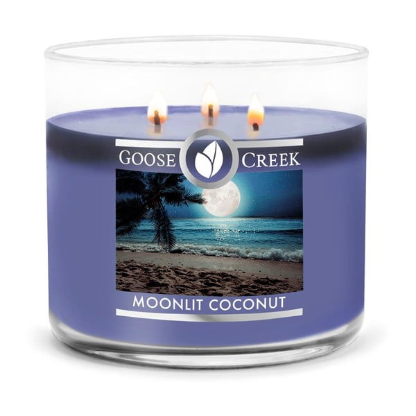 Lumânare parfumată Goose Creek Moonlit Coconut, 35 de ore de ardere