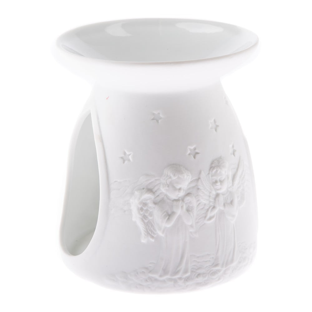  Lampă de aromaterapie din porțelan alb Dakls, înălțime 12,2 cm 