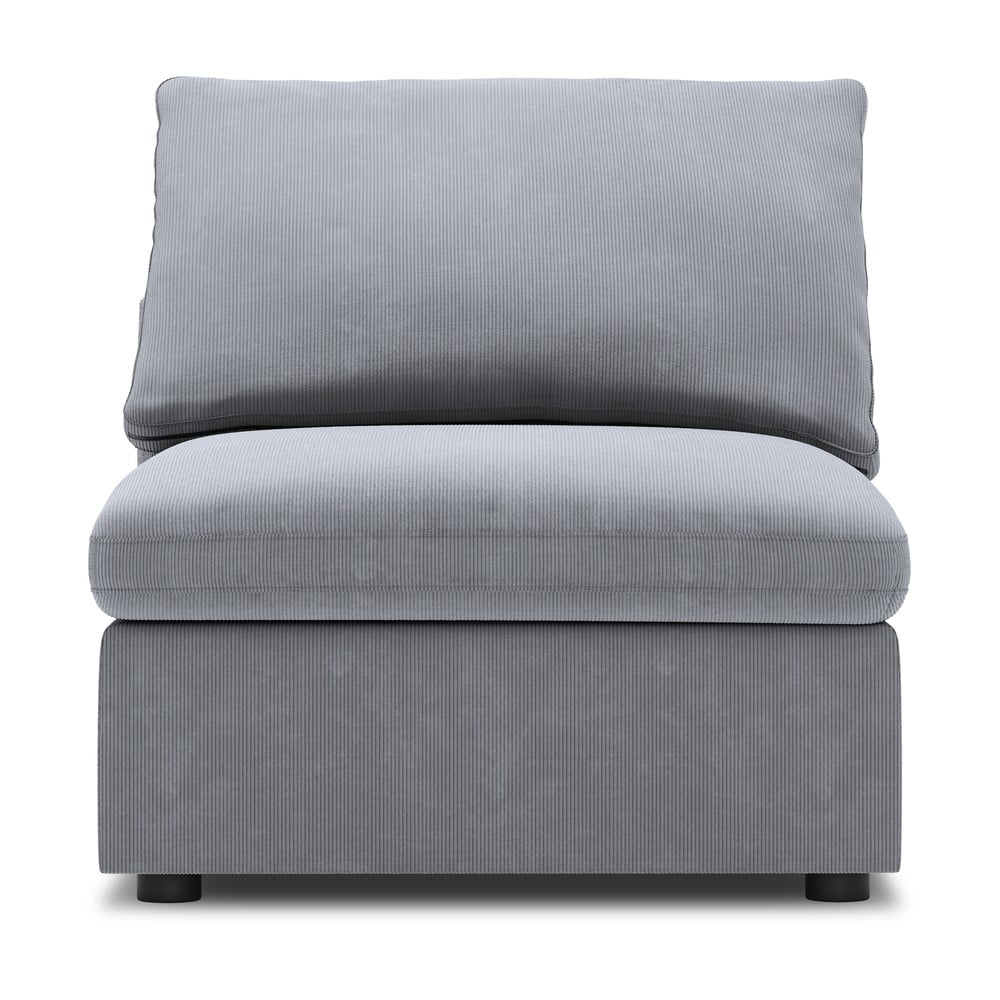 Modul cu tapițerie din catifea pentru canapea de mijloc Windsor & Co Sofas Galaxy, gri bonami.ro imagine model 2022