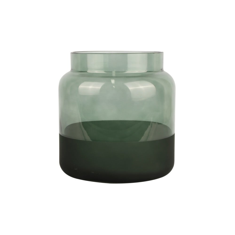 Vază din sticlă PT LIVING Majestic, ⌀ 15 cm, verde