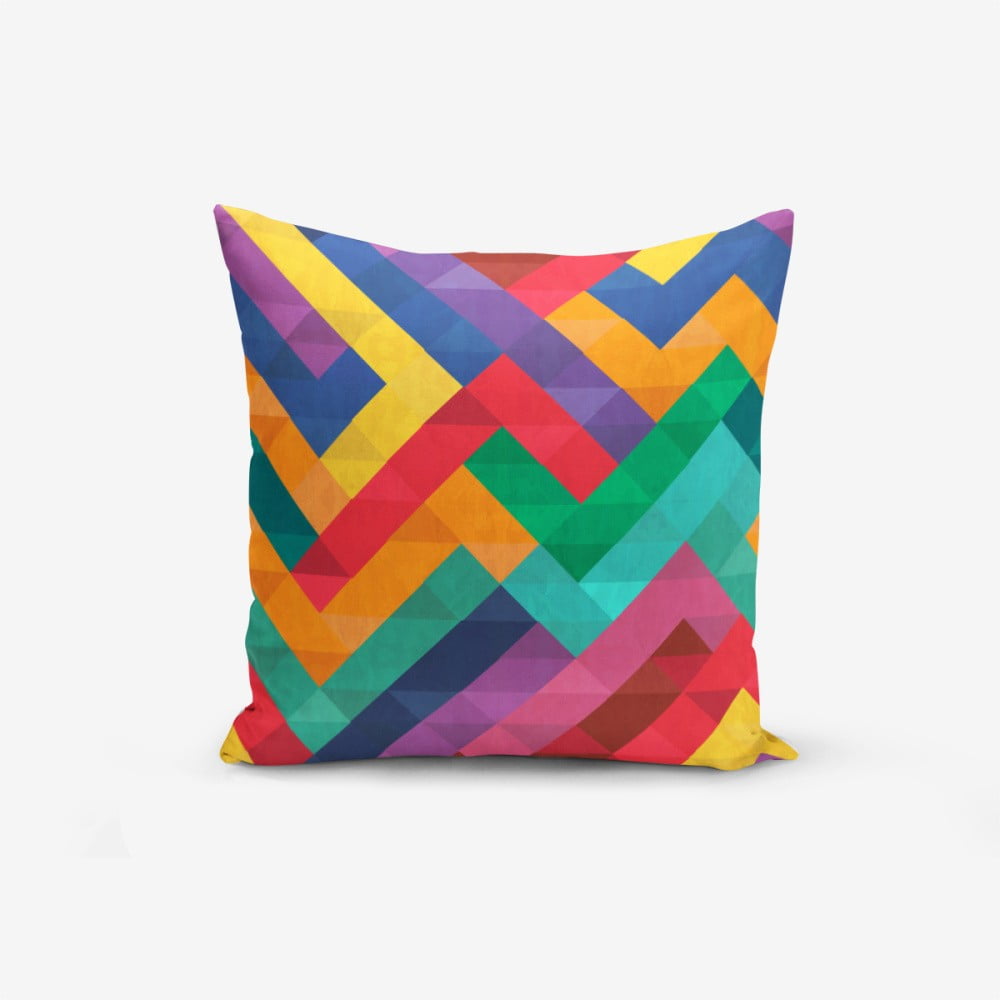 Față de pernă Minimalist Cushion Covers Colorful Geometric Desen, 45 x 45 cm bonami.ro imagine noua