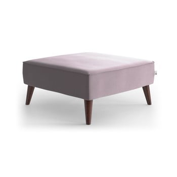 Taburet din catifea my pop design auteuil, roz deschis