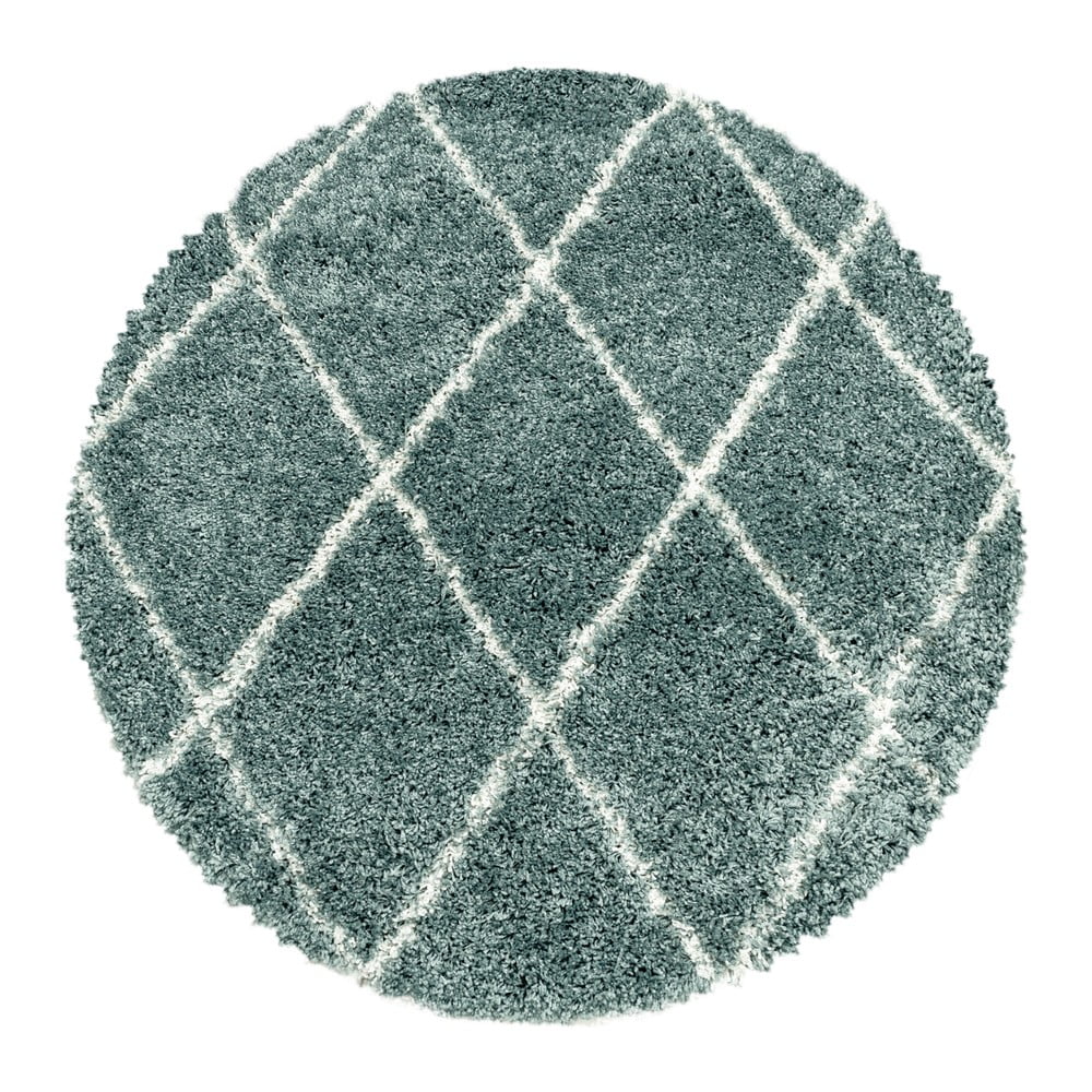 Covor turcoaz rotund ø 80 cm Alvor – Ayyildiz Carpets