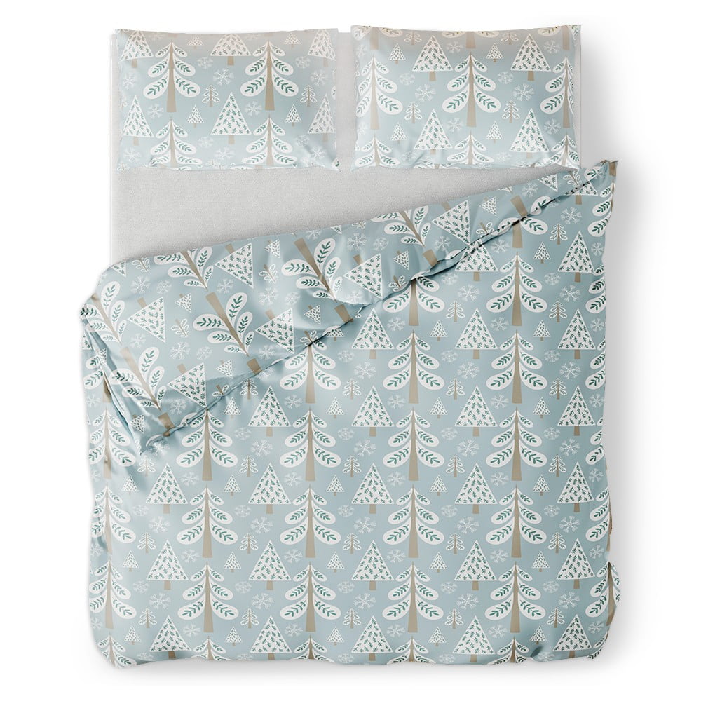 Lenjerie de pat dublă din flanelă AmeliaHome Snuggy Lumi, 200 x 220 cm 200 imagine noua somnexpo.ro