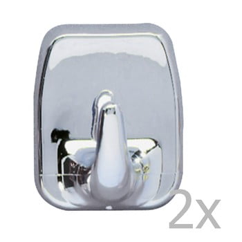 Set 2 cârlige de perete Wenko Universal Hooks Chrome