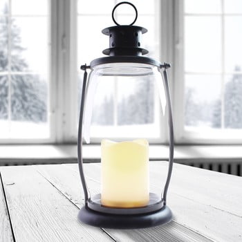 Felinar decorativ cu led decoking chic, înălțime 30 cm