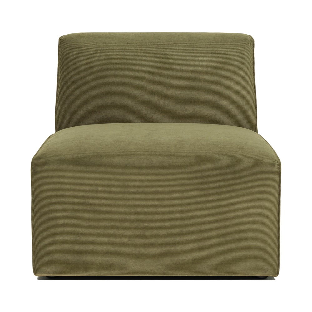 Modul mijloc cu tapițerie din reiat pentru canapea Scandic Sting, verde bonami.ro imagine model 2022