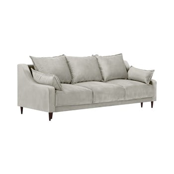 Canapea extensibilă cu 3 locuri și spațiu de depozitare mazzini sofas freesia, bej