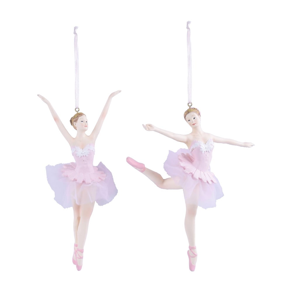 Set 2 ornamente suspendate în formă de balerină Ego Dekor Balerina pret redus